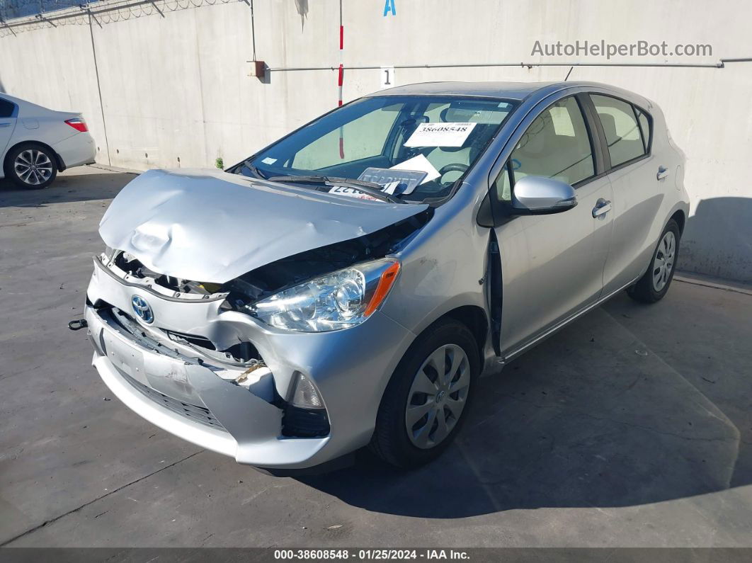 2014 Toyota Prius C One Silver vin: JTDKDTB36E1567952