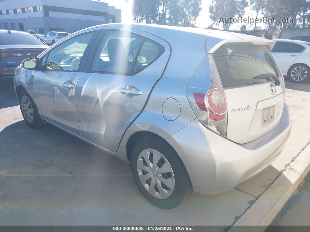 2014 Toyota Prius C One Silver vin: JTDKDTB36E1567952