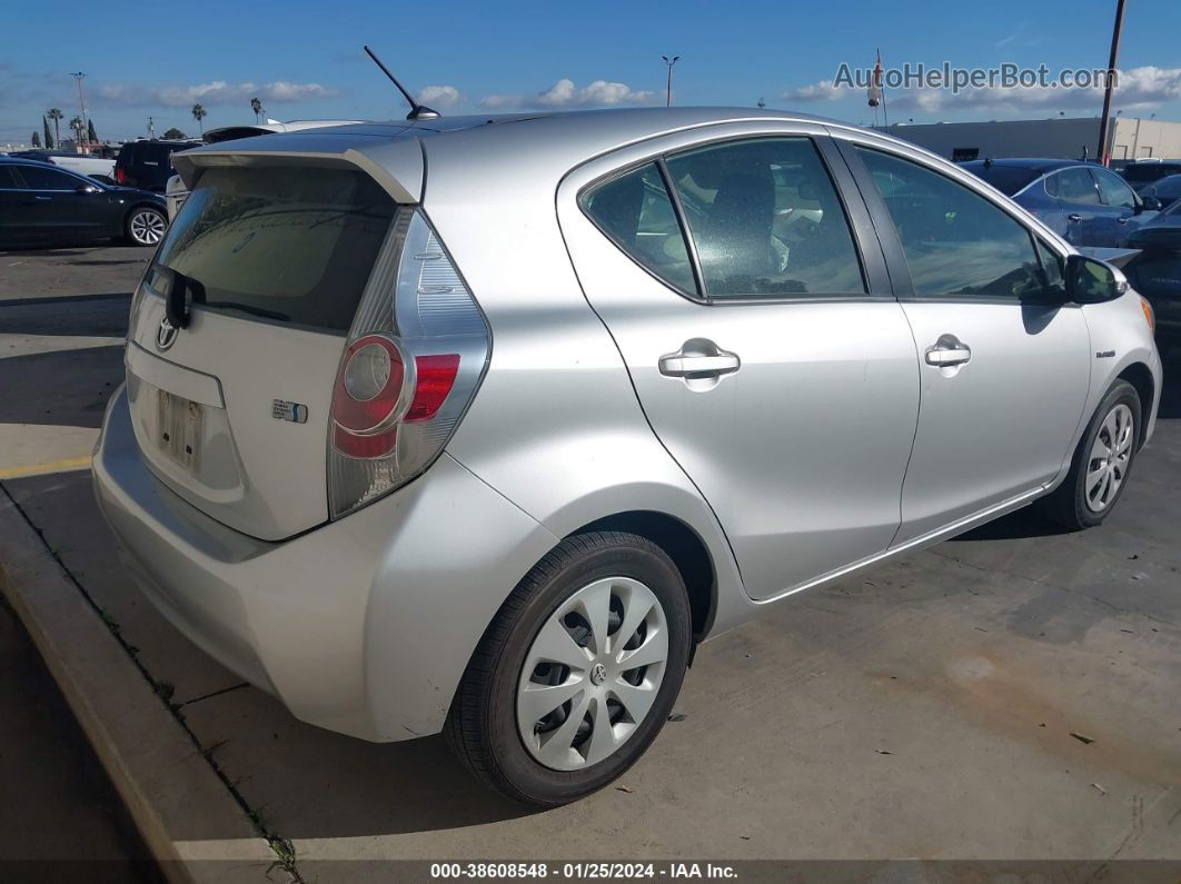 2014 Toyota Prius C One Silver vin: JTDKDTB36E1567952