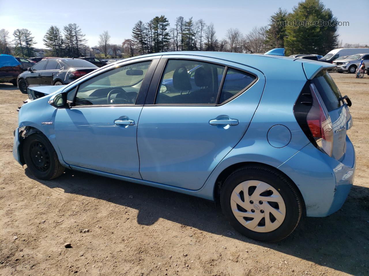 2016 Toyota Prius C  Blue vin: JTDKDTB36G1137275