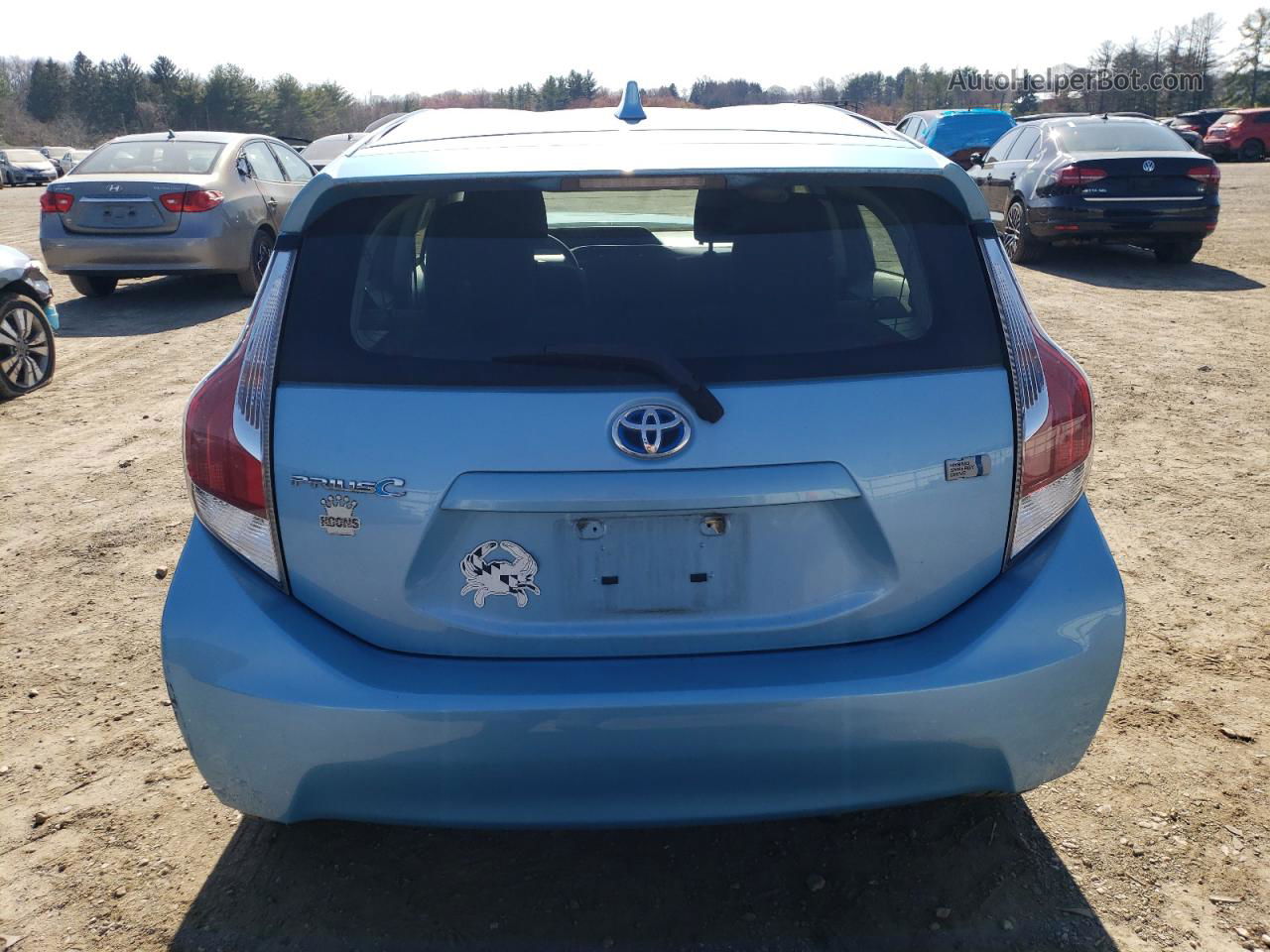 2016 Toyota Prius C  Blue vin: JTDKDTB36G1137275