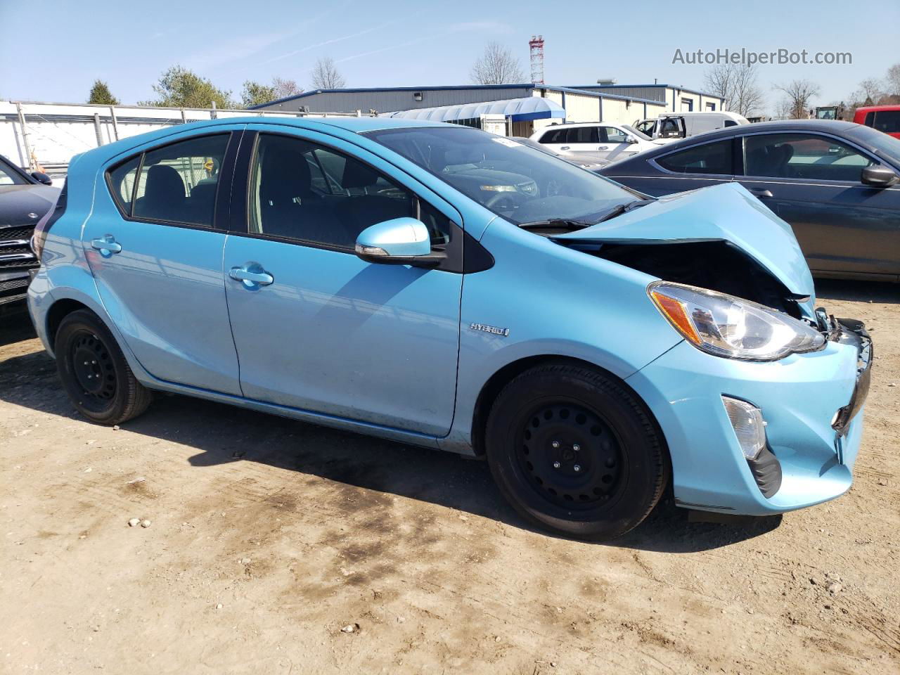 2016 Toyota Prius C  Blue vin: JTDKDTB36G1137275