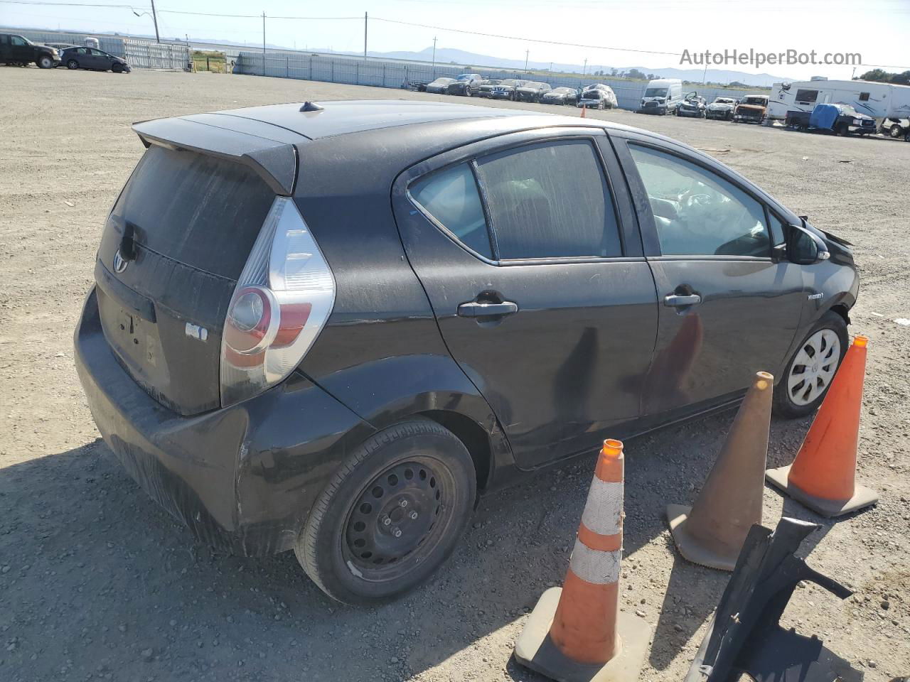 2012 Toyota Prius C  Black vin: JTDKDTB37C1003577