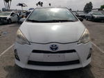 2012 Toyota Prius C  White vin: JTDKDTB37C1012554