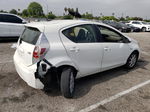 2012 Toyota Prius C  White vin: JTDKDTB37C1012554