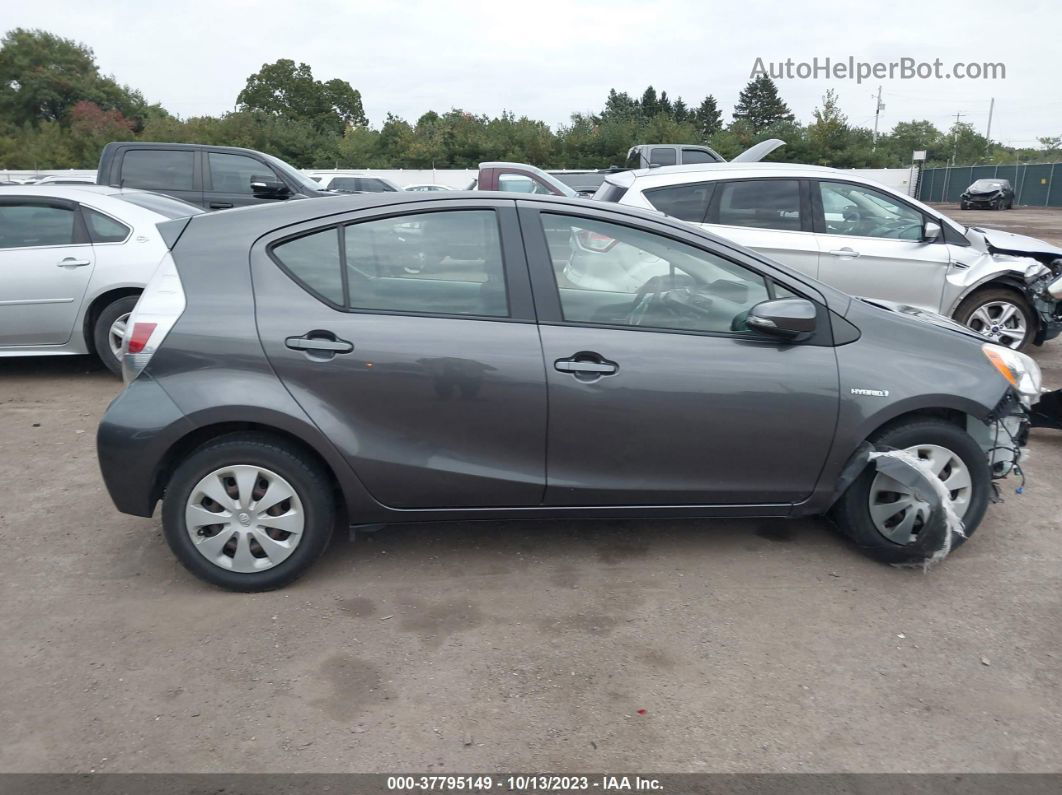 2014 Toyota Prius C One/three/two/four Gray vin: JTDKDTB37E1062115