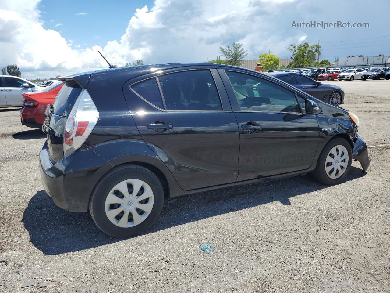 2014 Toyota Prius C  Black vin: JTDKDTB37E1067623