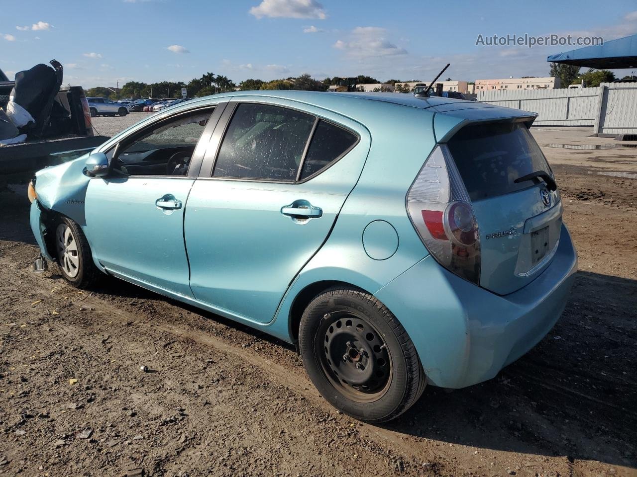 2014 Toyota Prius C  Blue vin: JTDKDTB37E1068979