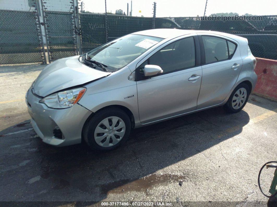 2014 Toyota Prius C One/three/two/four Silver vin: JTDKDTB37E1078718