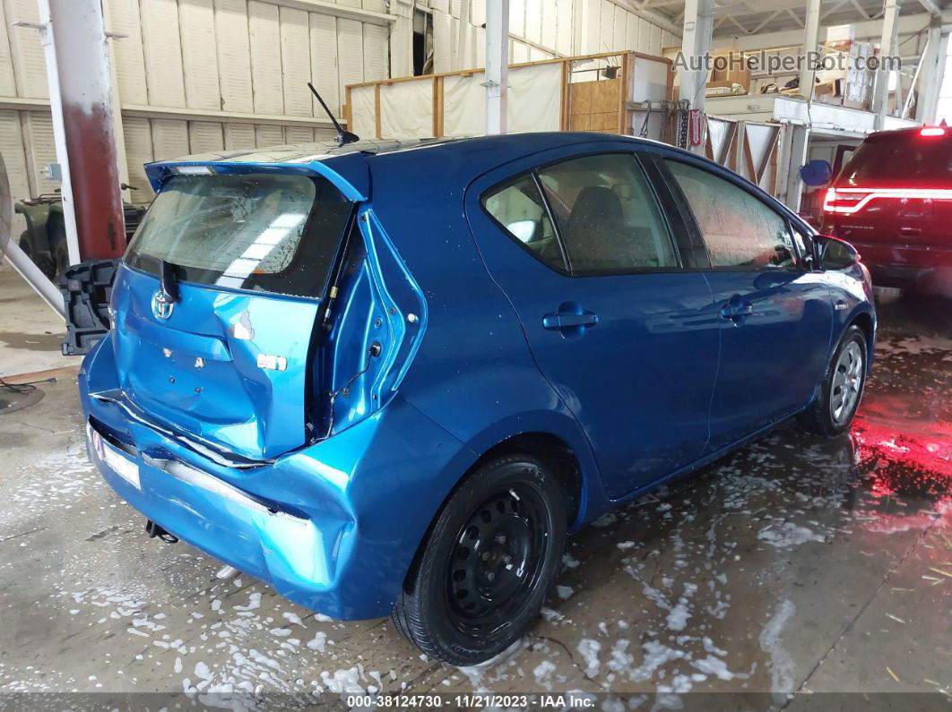 2014 Toyota Prius C Two Blue vin: JTDKDTB37E1574554