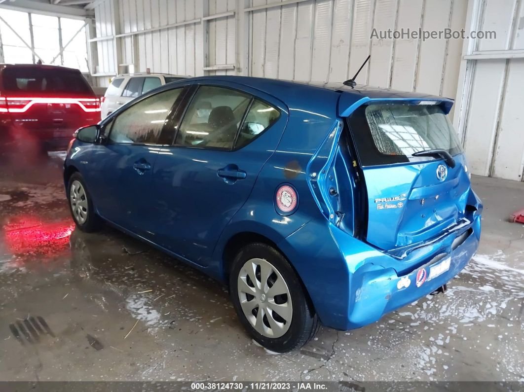 2014 Toyota Prius C Two Blue vin: JTDKDTB37E1574554