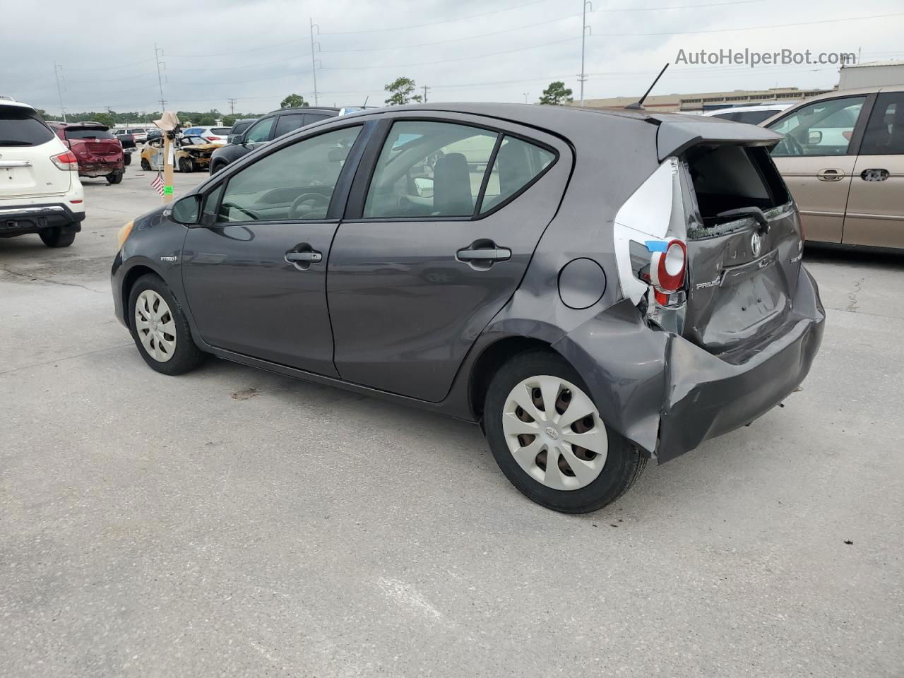 2012 Toyota Prius C  Gray vin: JTDKDTB38C1513534