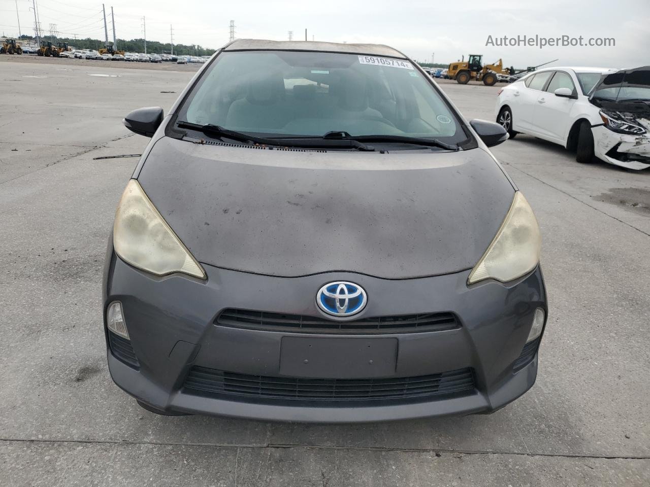 2012 Toyota Prius C  Gray vin: JTDKDTB38C1513534