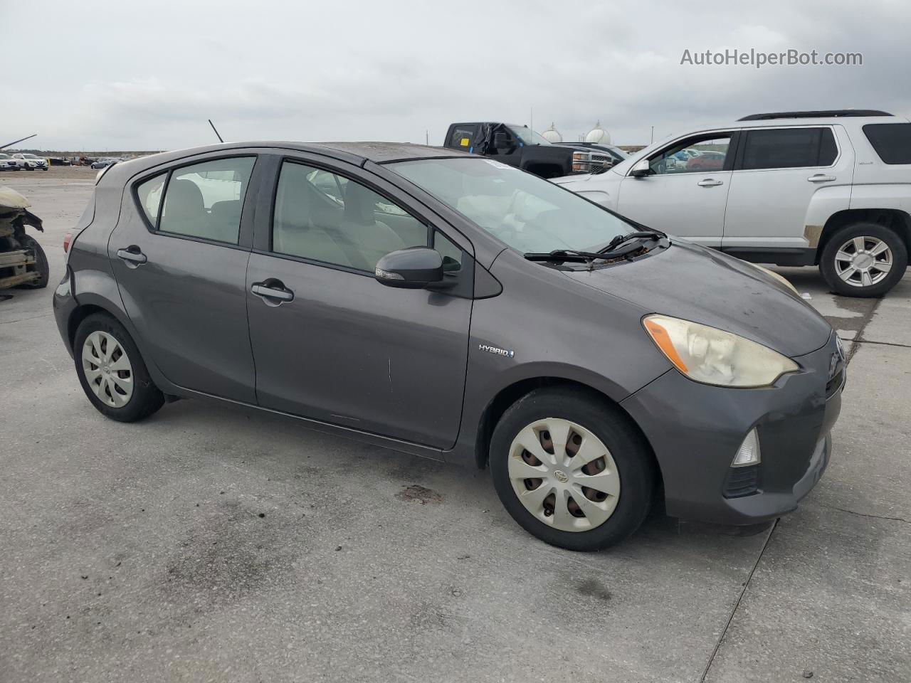 2012 Toyota Prius C  Gray vin: JTDKDTB38C1513534