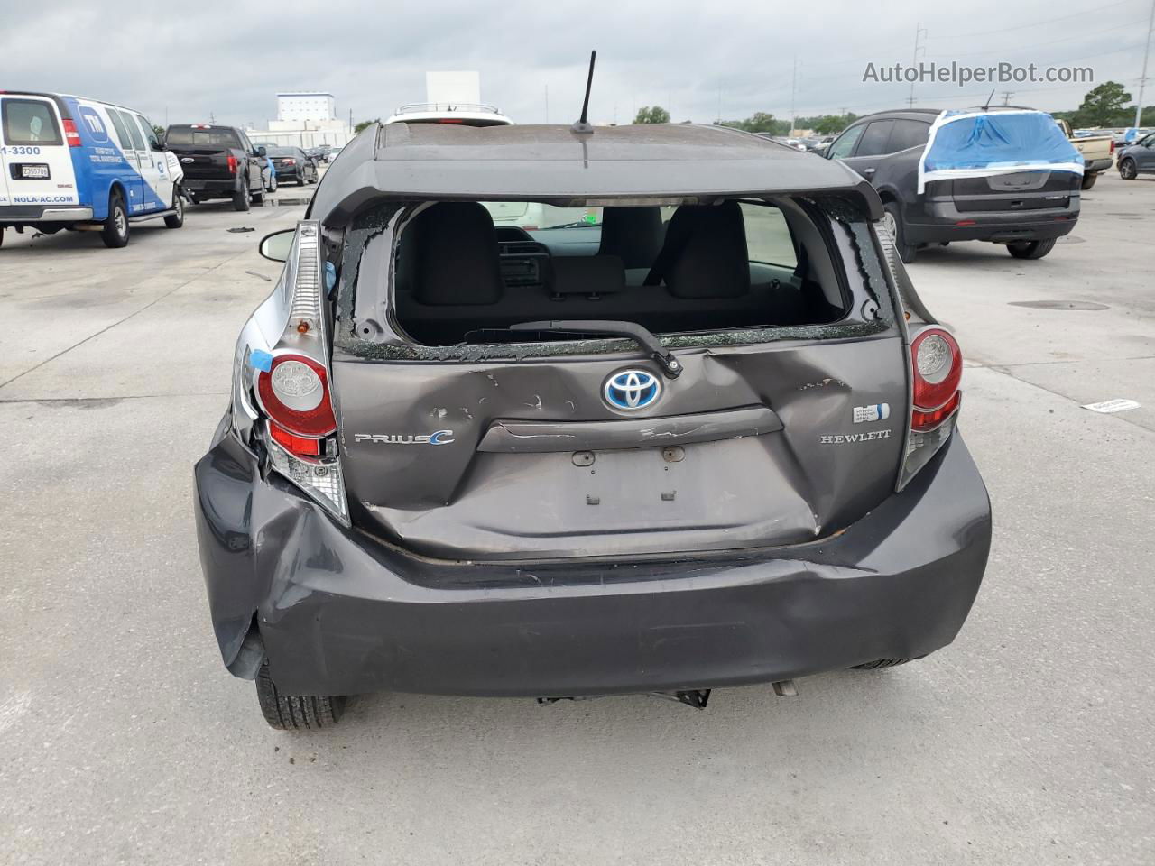 2012 Toyota Prius C  Серый vin: JTDKDTB38C1513534