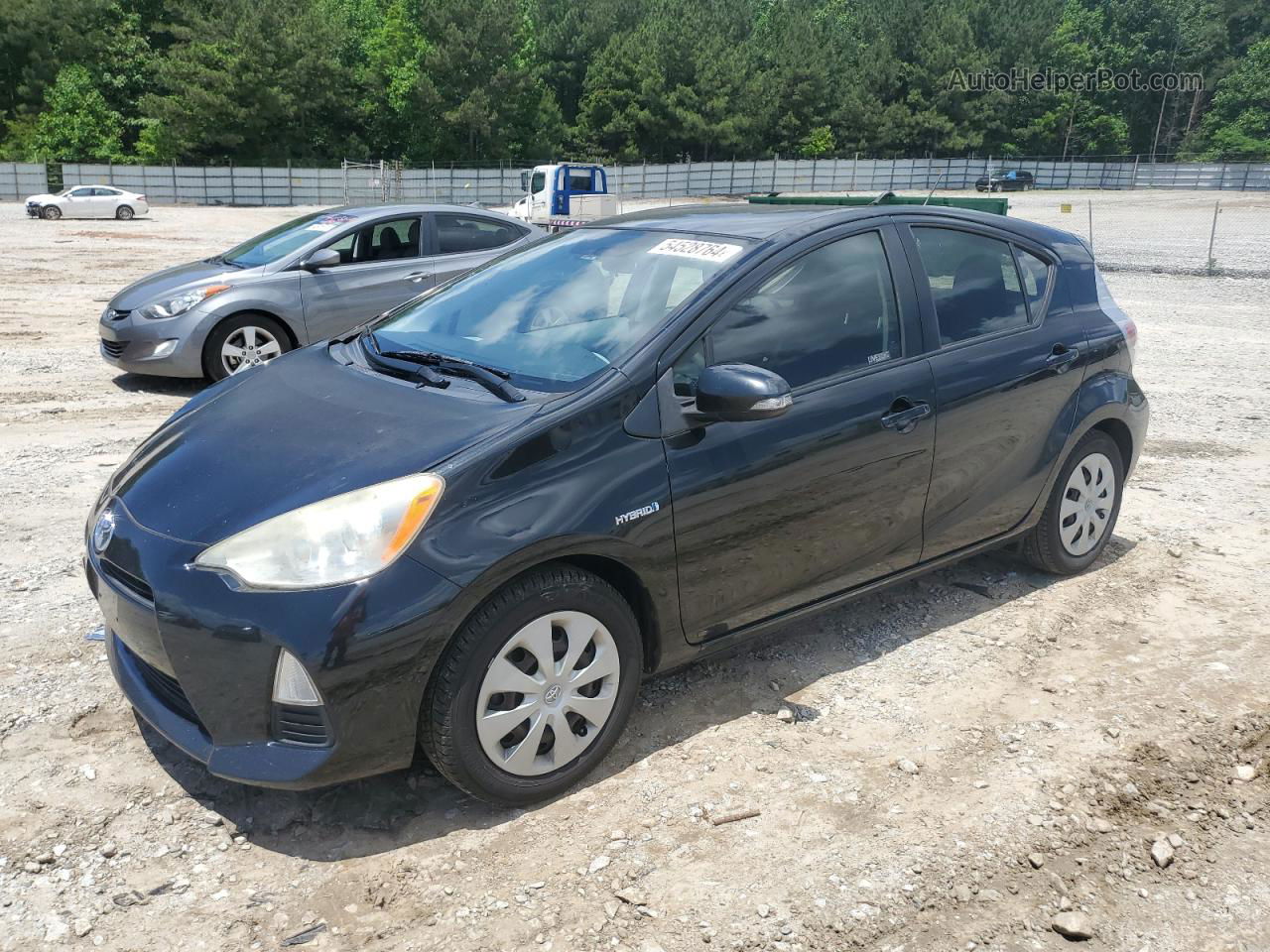 2012 Toyota Prius C  Черный vin: JTDKDTB38C1517888