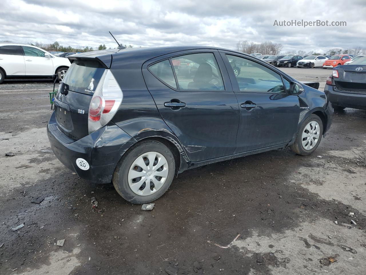 2013 Toyota Prius C  Black vin: JTDKDTB38D1535518