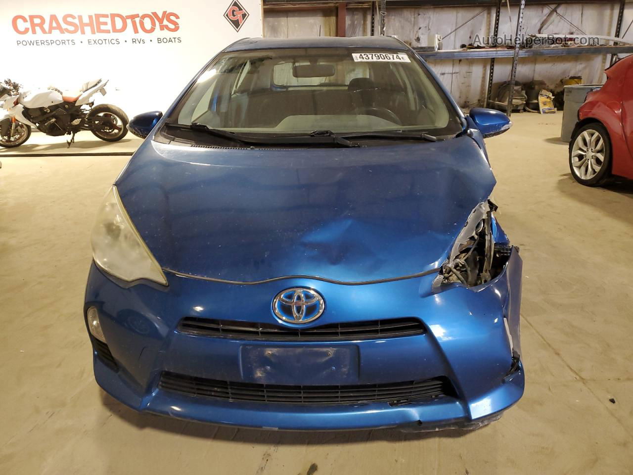 2013 Toyota Prius C  Синий vin: JTDKDTB38D1539102