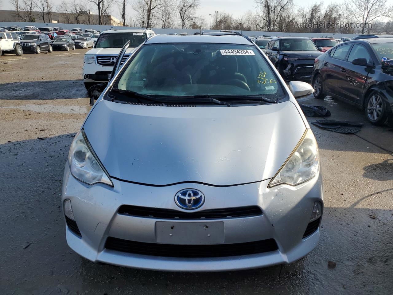 2013 Toyota Prius C  White vin: JTDKDTB38D1554778