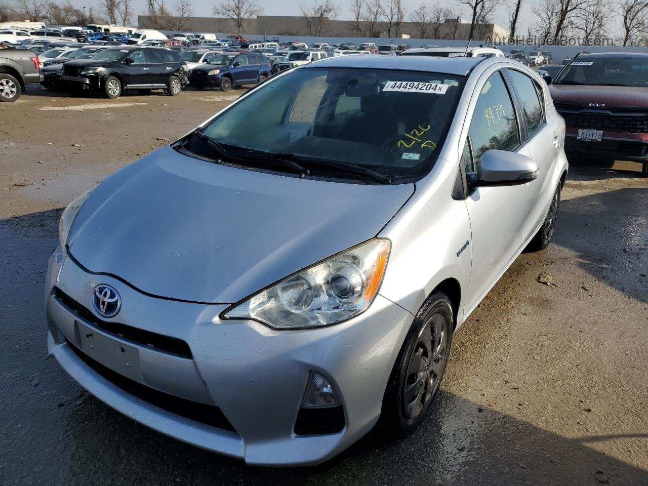 2013 Toyota Prius C  White vin: JTDKDTB38D1554778