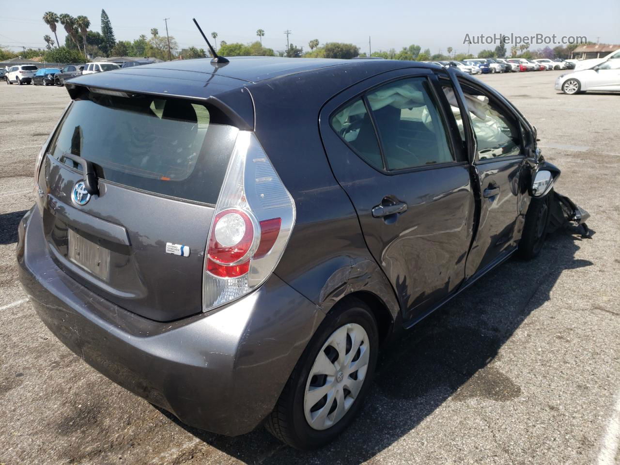 2014 Toyota Prius C  Charcoal vin: JTDKDTB38E1061197