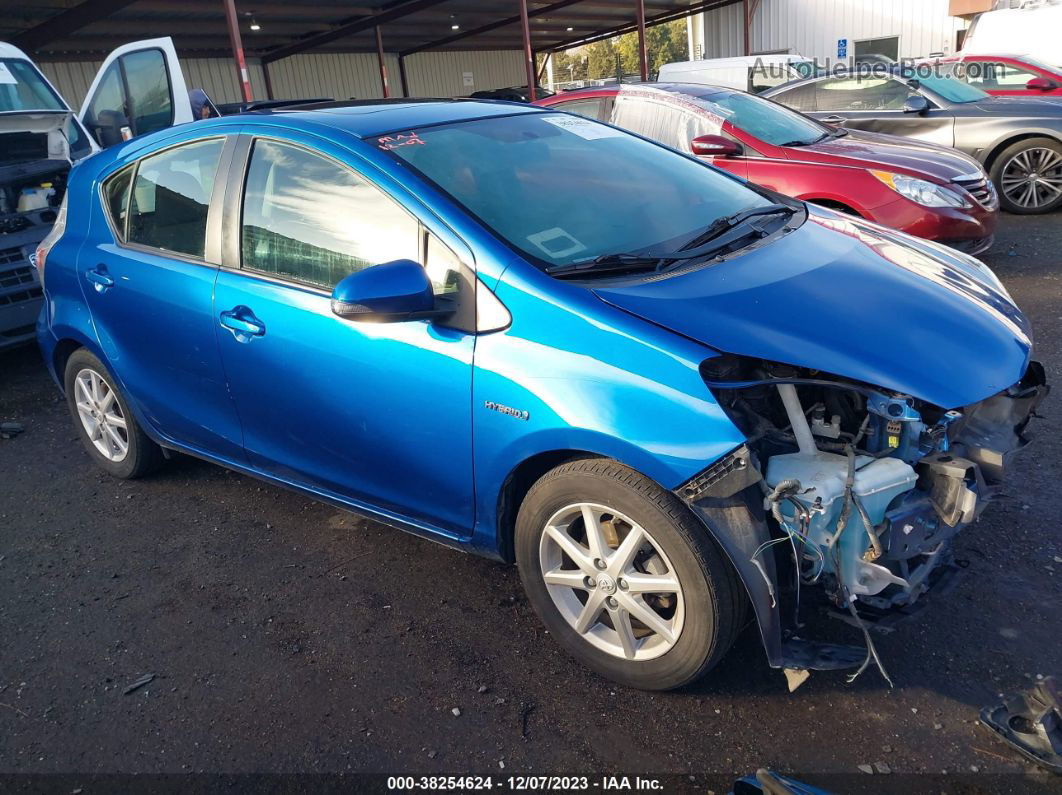 2014 Toyota Prius C Four Синий vin: JTDKDTB38E1065217