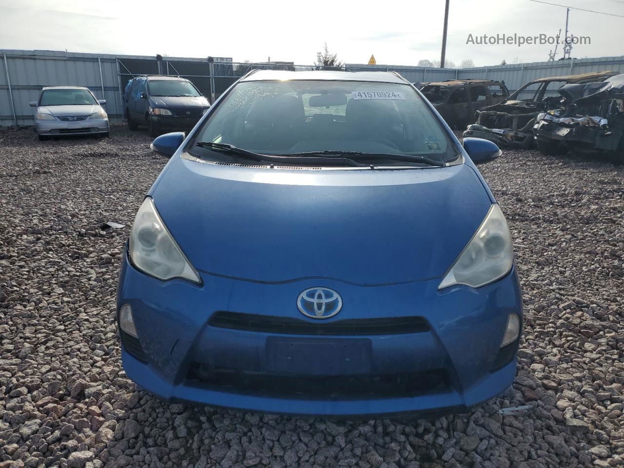 2014 Toyota Prius C  Синий vin: JTDKDTB38E1067646