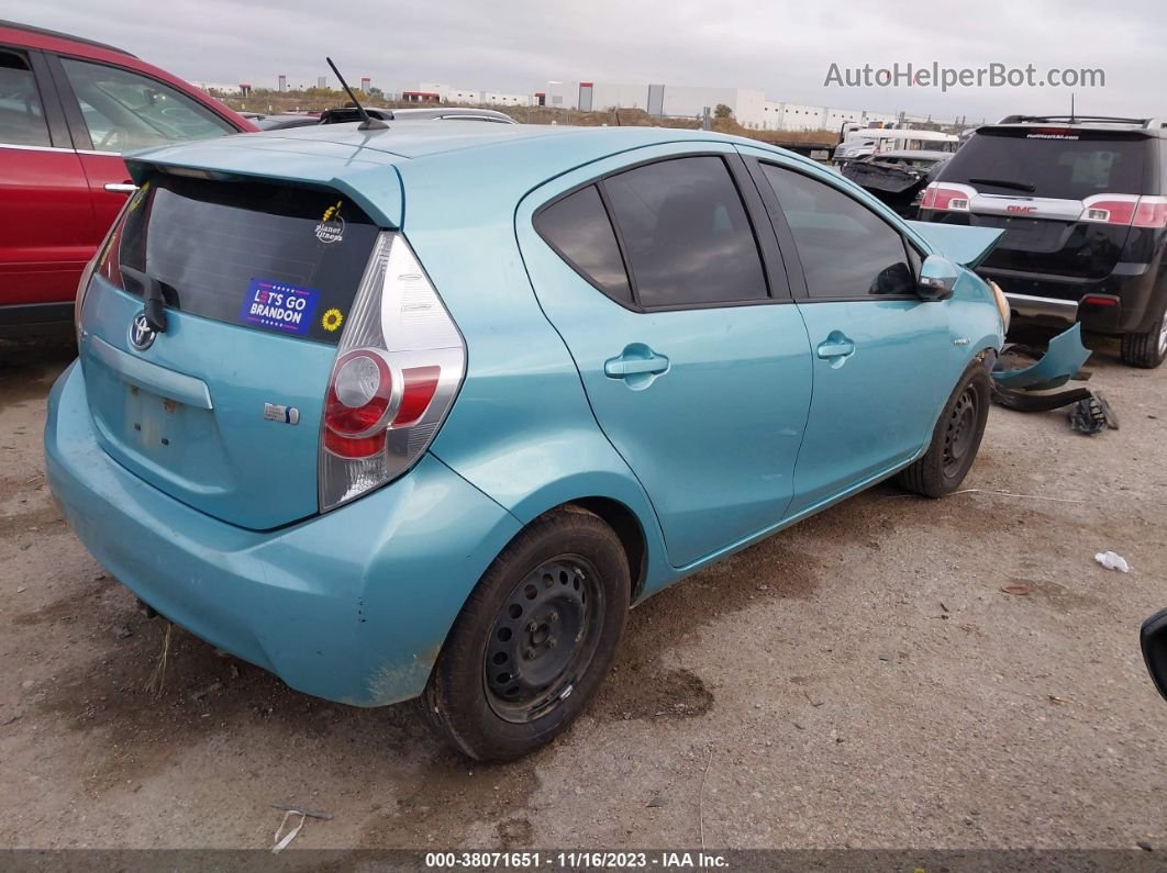 2014 Toyota Prius C One Синий vin: JTDKDTB38E1072975