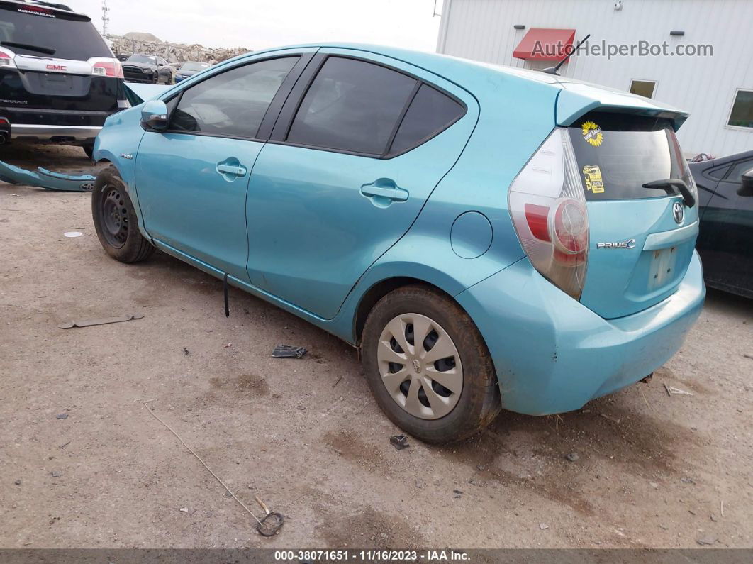 2014 Toyota Prius C One Синий vin: JTDKDTB38E1072975