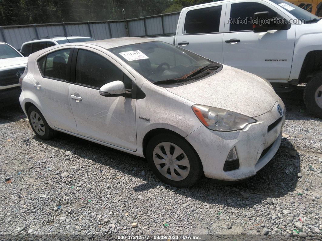 2014 Toyota Prius C One/three/two/four White vin: JTDKDTB38E1079442