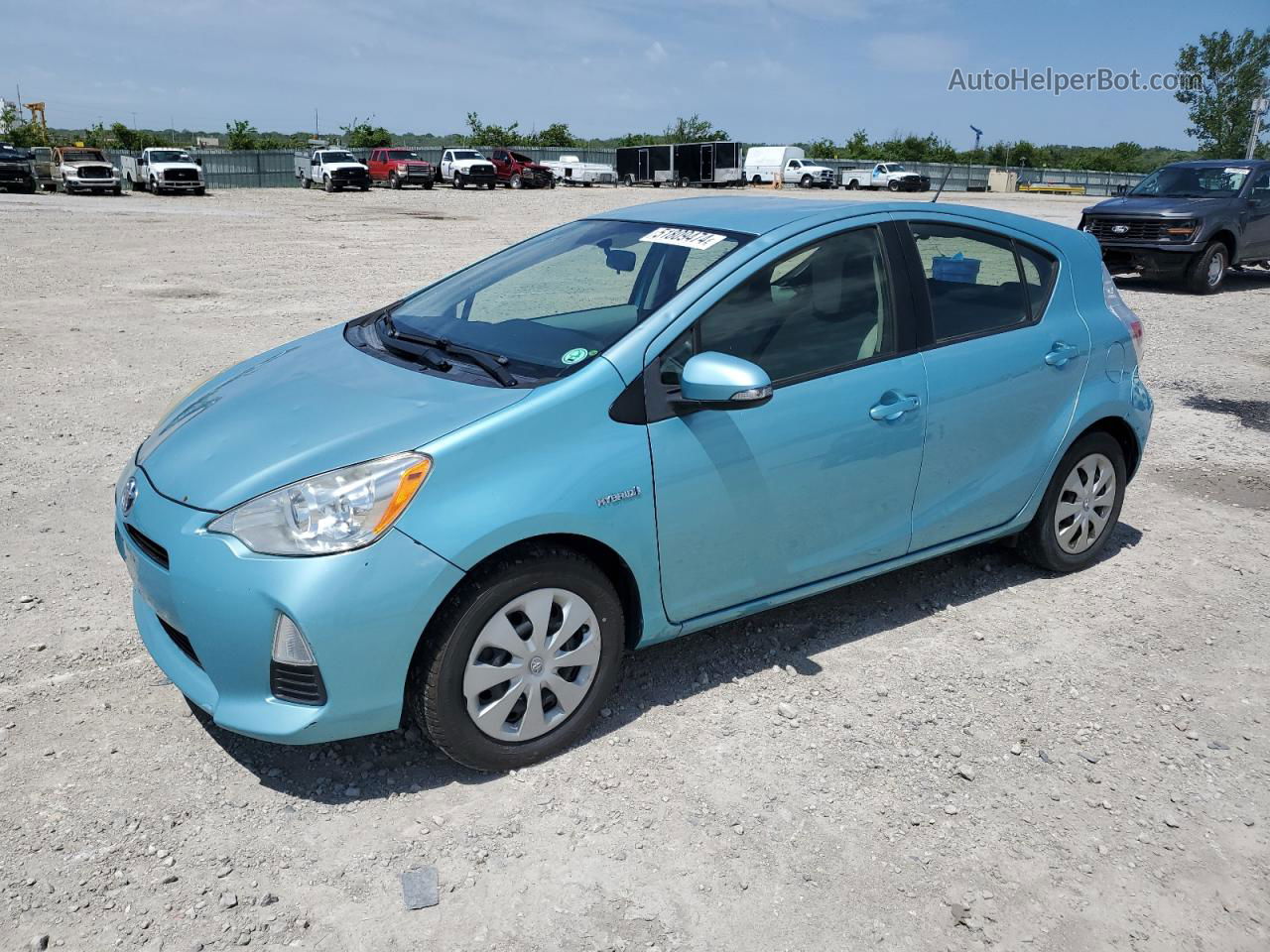 2012 Toyota Prius C  Синий vin: JTDKDTB39C1006805