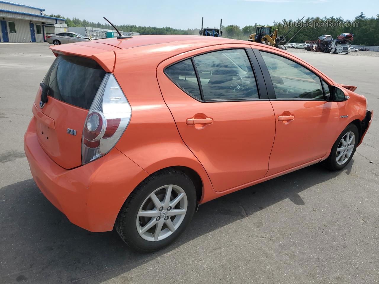 2012 Toyota Prius C  Orange vin: JTDKDTB39C1011048