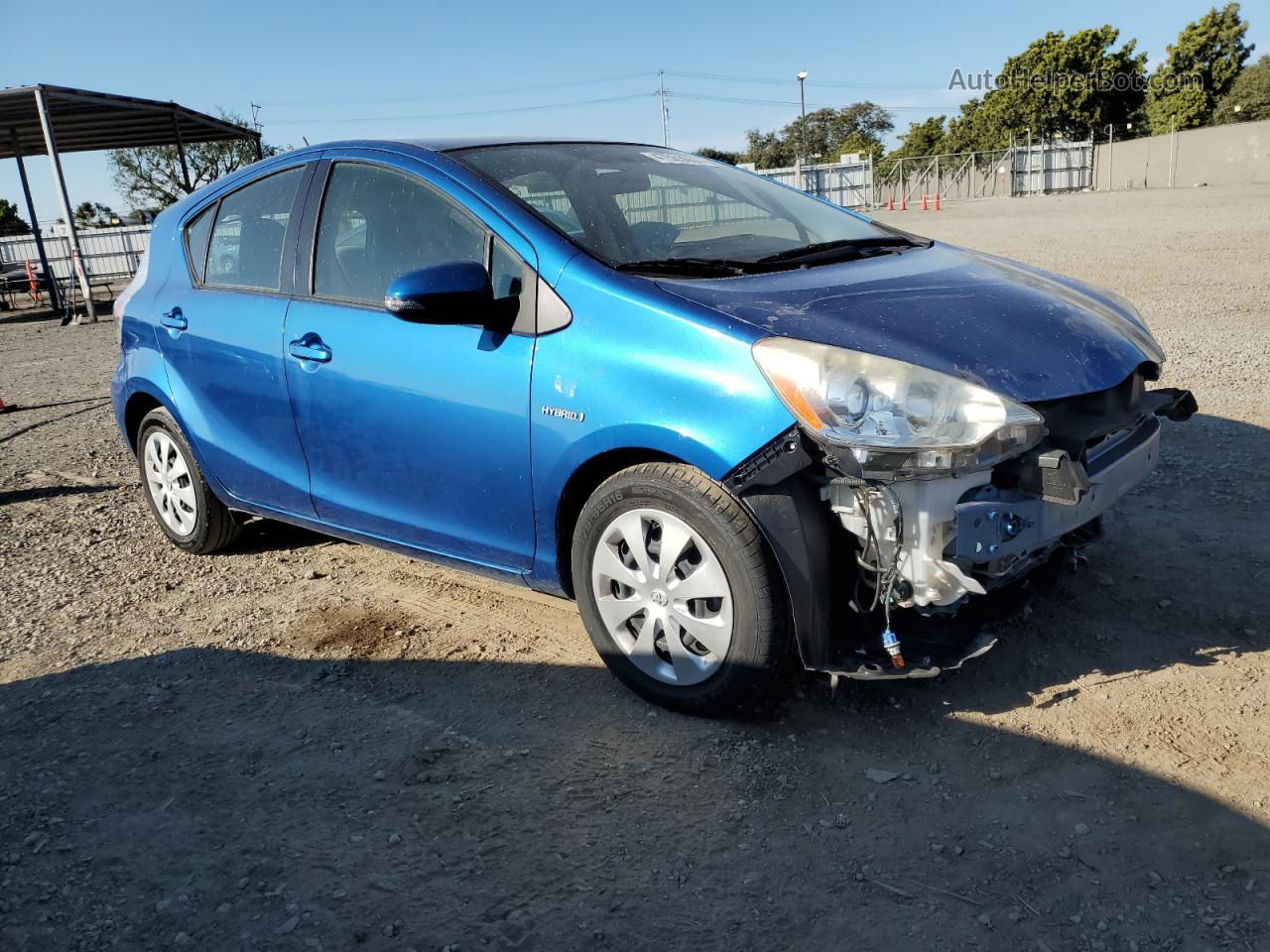 2012 Toyota Prius C  Blue vin: JTDKDTB39C1011180