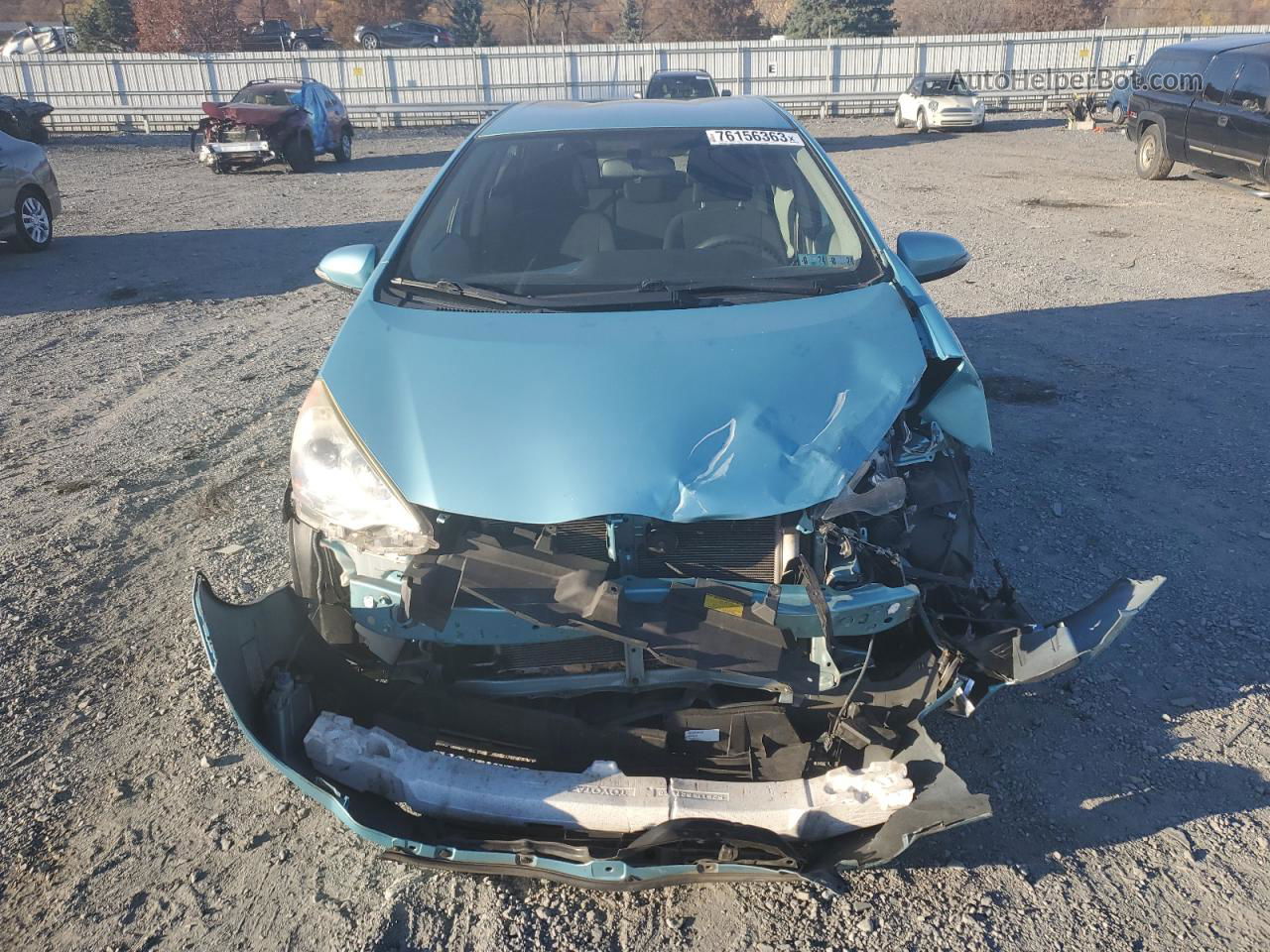 2012 Toyota Prius C  Blue vin: JTDKDTB39C1027430