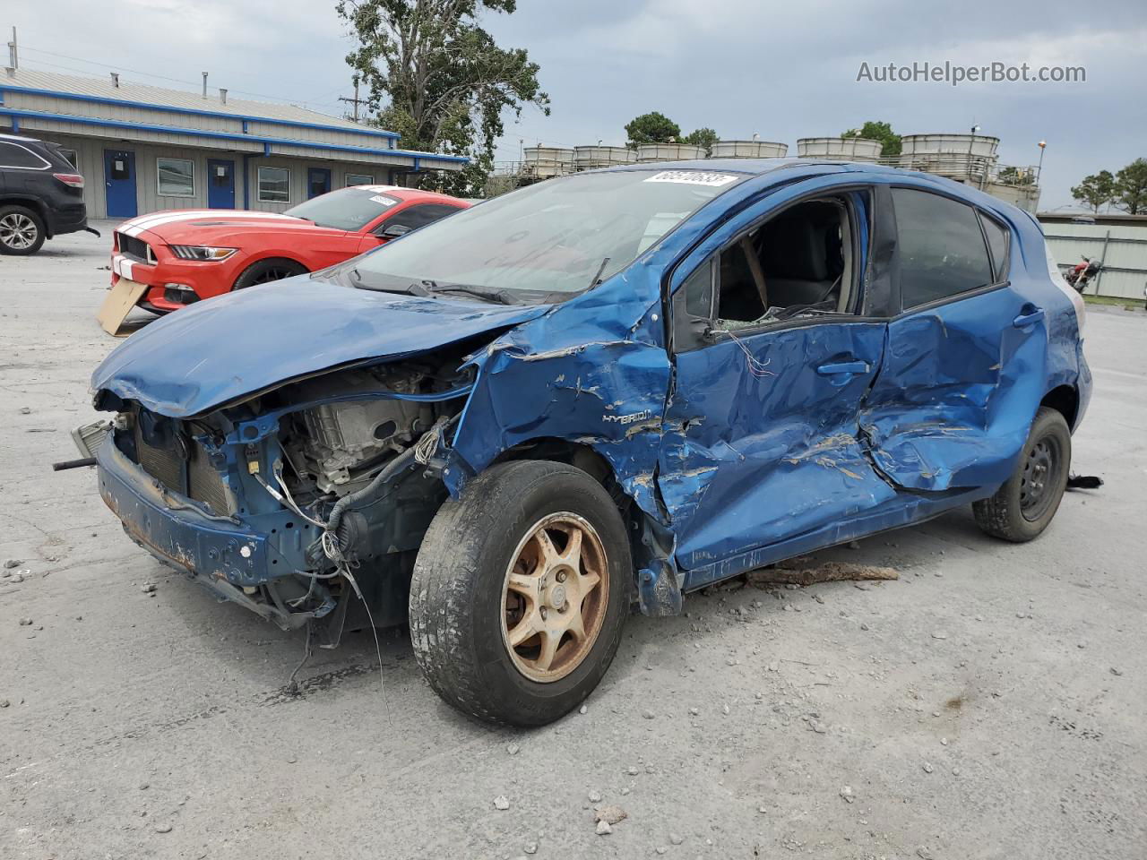 2013 Toyota Prius C  Синий vin: JTDKDTB39D1532417