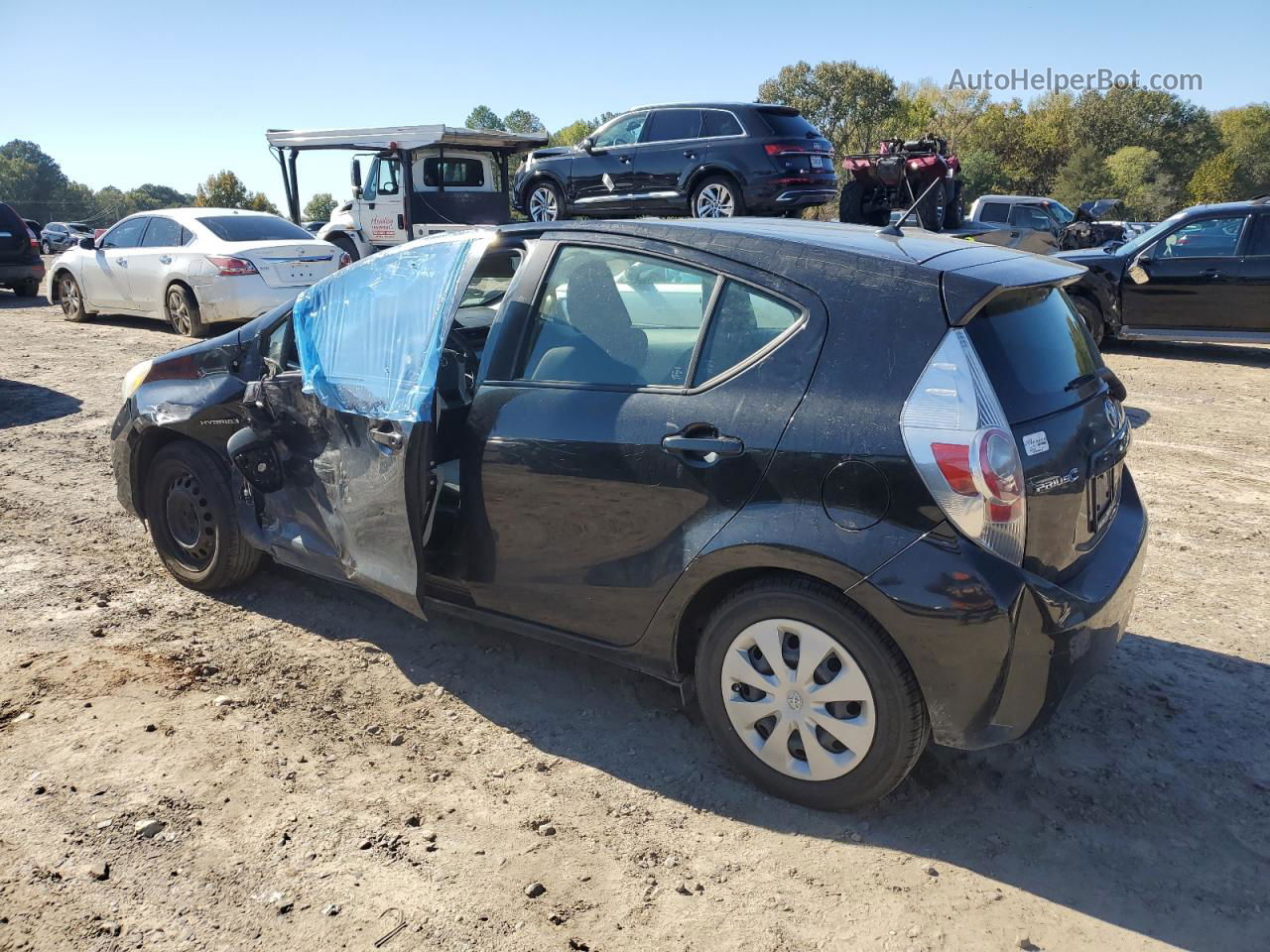 2013 Toyota Prius C  Black vin: JTDKDTB39D1553235