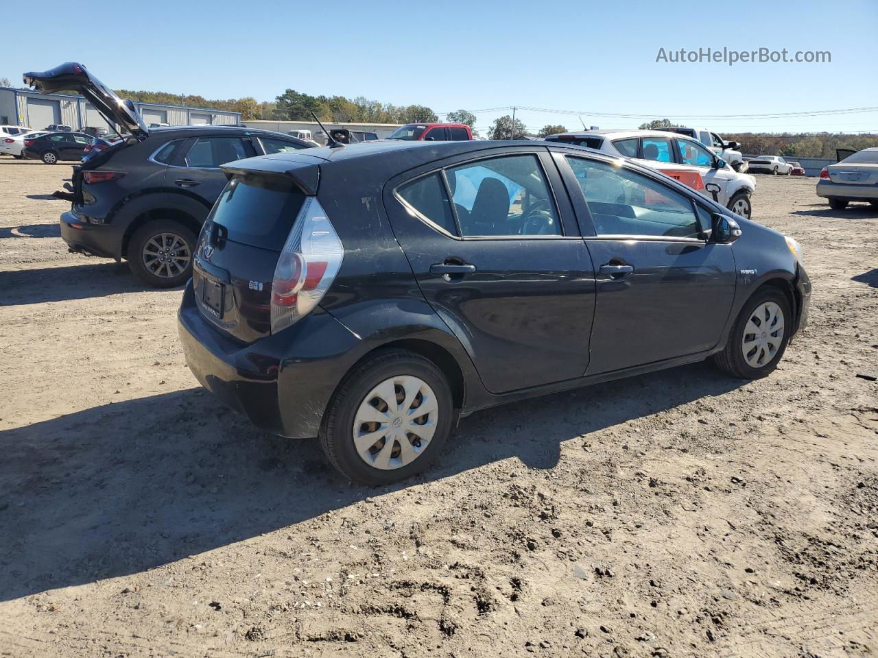 2013 Toyota Prius C  Black vin: JTDKDTB39D1553235