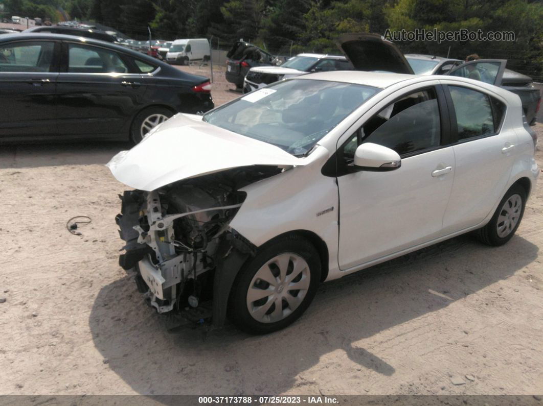 2014 Toyota Prius C One/three/two/four White vin: JTDKDTB39E1059054