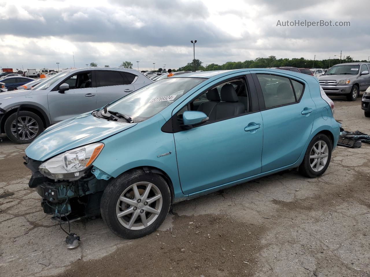 2014 Toyota Prius C  Blue vin: JTDKDTB39E1065999