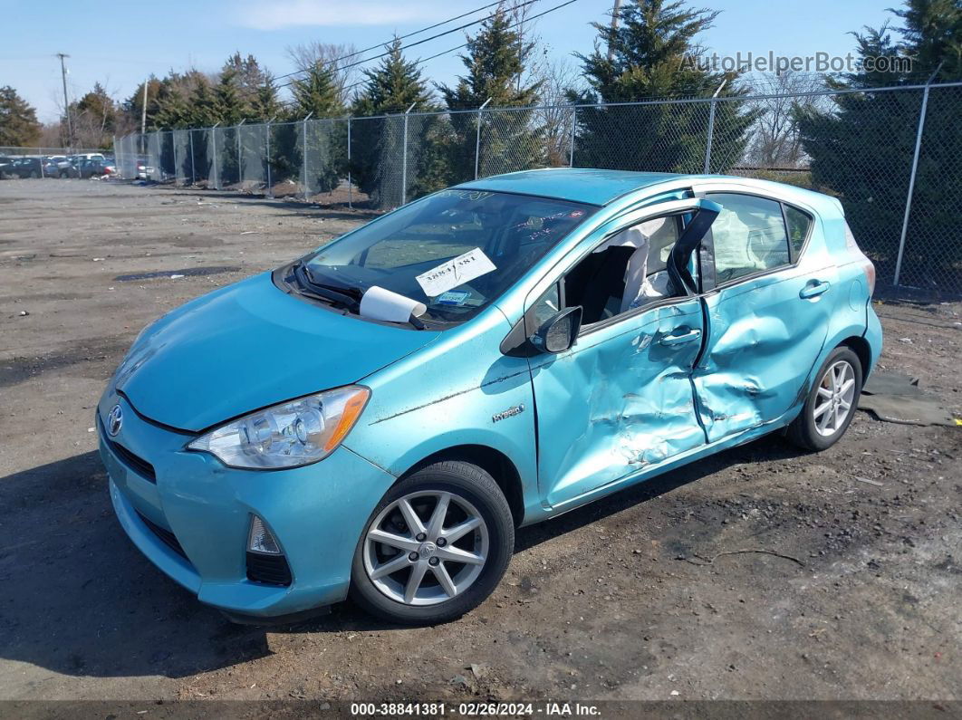 2014 Toyota Prius C Three Blue vin: JTDKDTB39E1074959