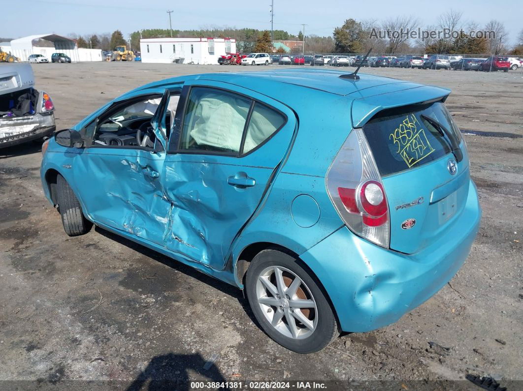 2014 Toyota Prius C Three Blue vin: JTDKDTB39E1074959