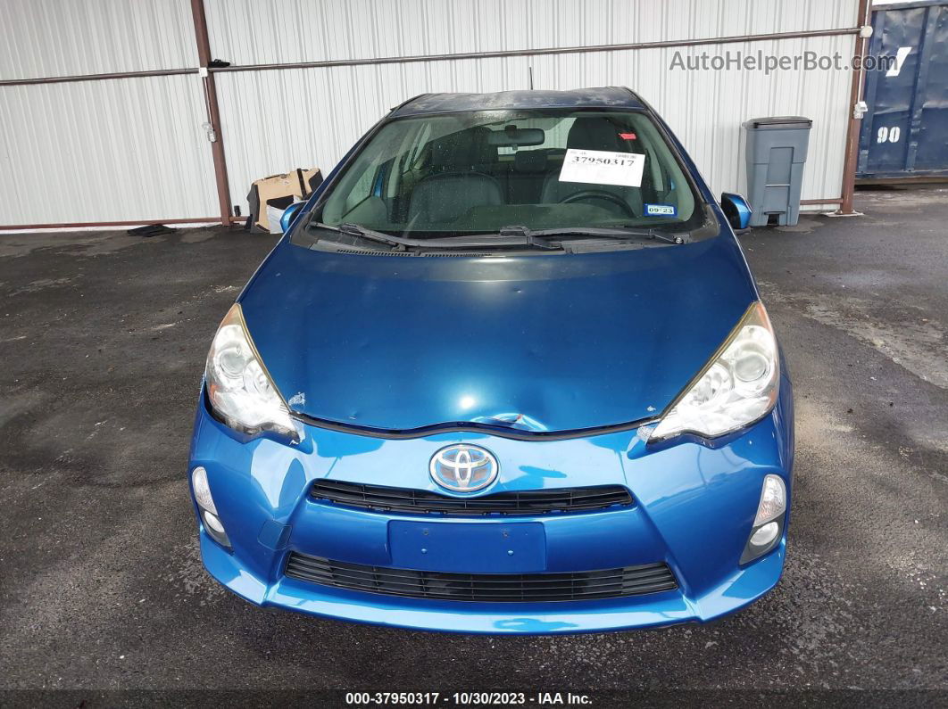 2014 Toyota Prius C Four Blue vin: JTDKDTB39E1565189