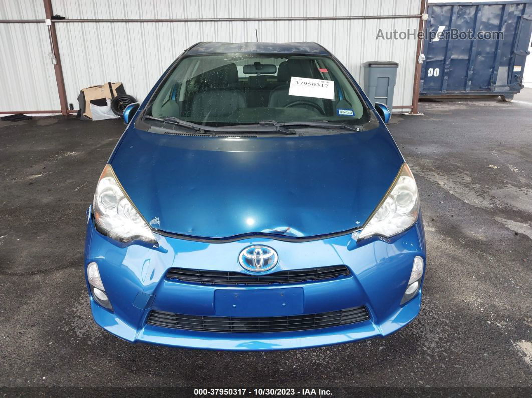 2014 Toyota Prius C Four Синий vin: JTDKDTB39E1565189