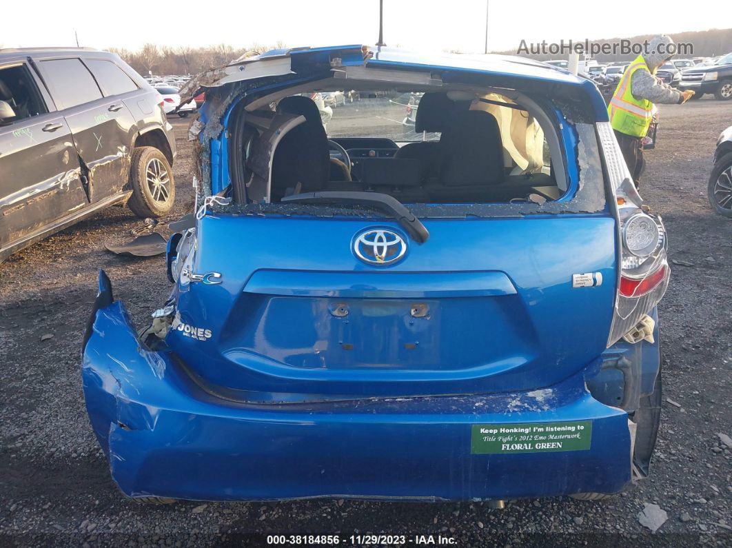 2014 Toyota Prius C Two Синий vin: JTDKDTB39E1574569