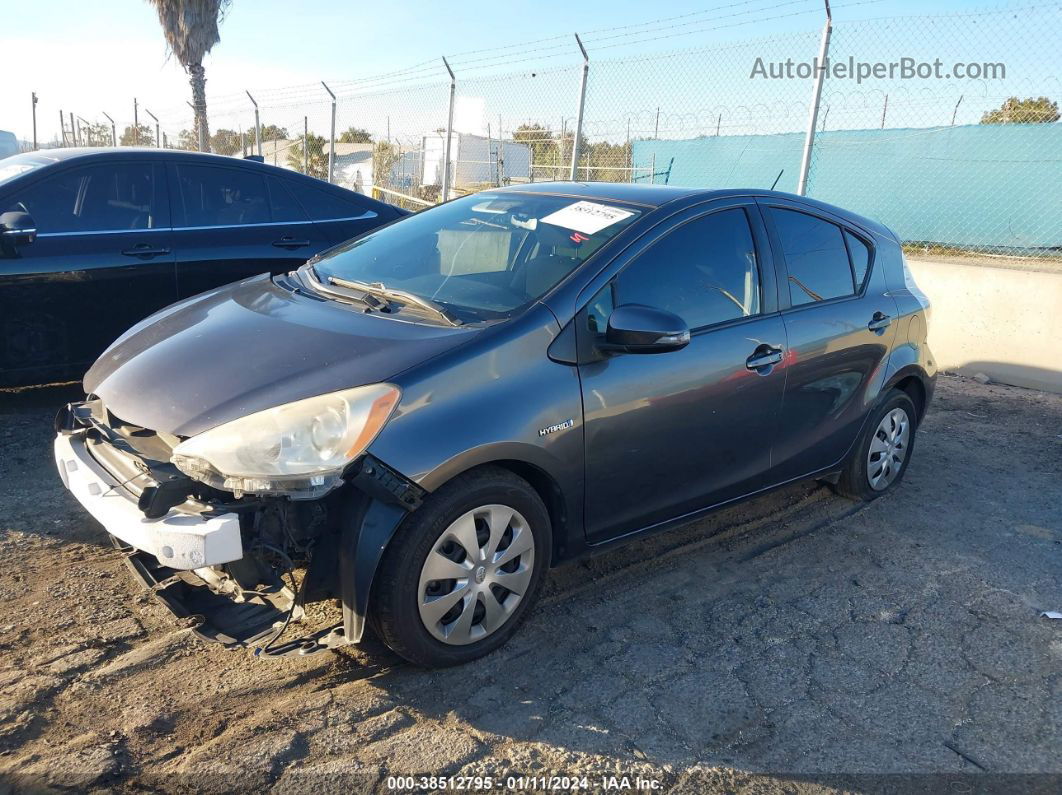 2014 Toyota Prius C Three Gray vin: JTDKDTB39E1574703