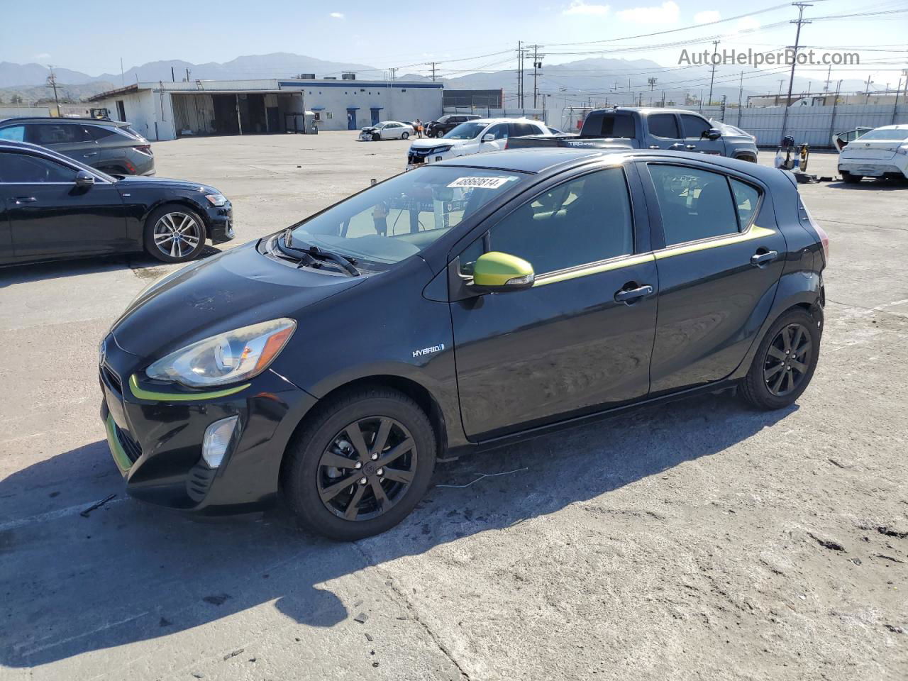 2016 Toyota Prius C  Black vin: JTDKDTB39G1116517