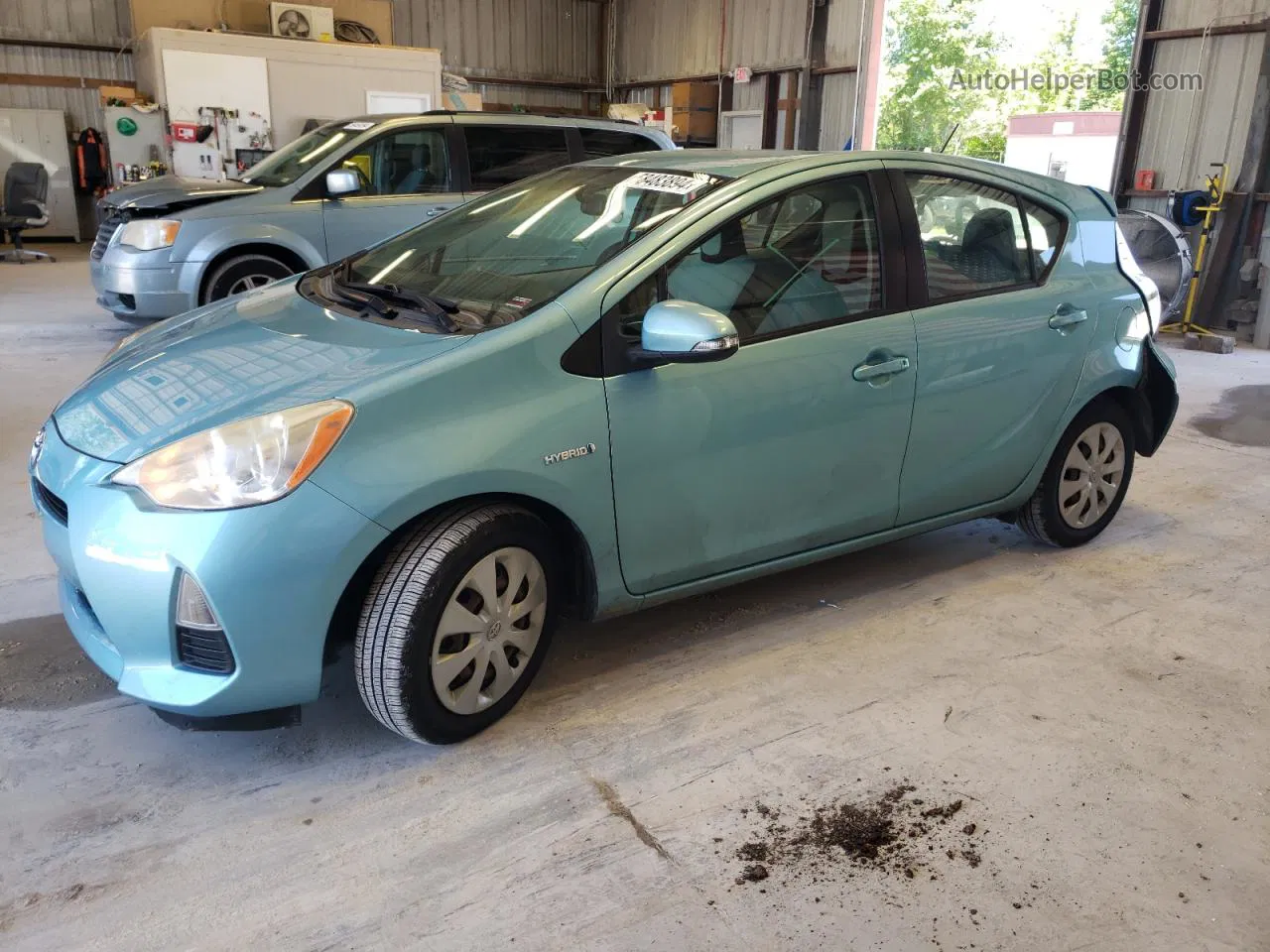 2012 Toyota Prius C  Blue vin: JTDKDTB3XC1029459