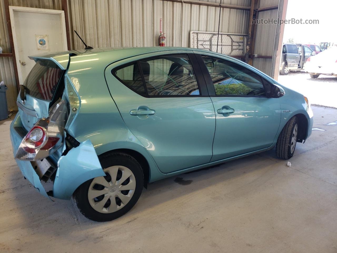 2012 Toyota Prius C  Синий vin: JTDKDTB3XC1029459