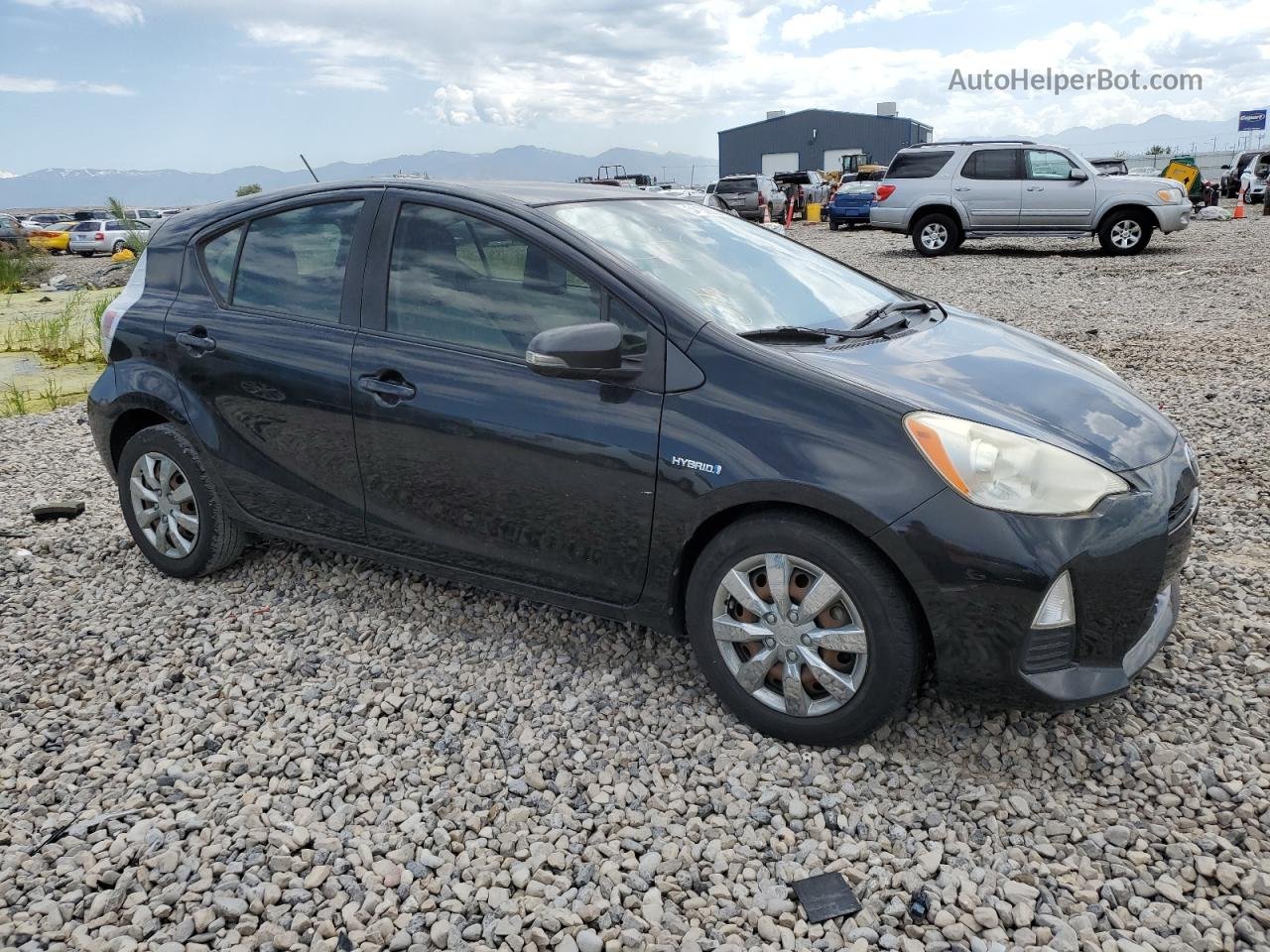 2012 Toyota Prius C  Black vin: JTDKDTB3XC1511607