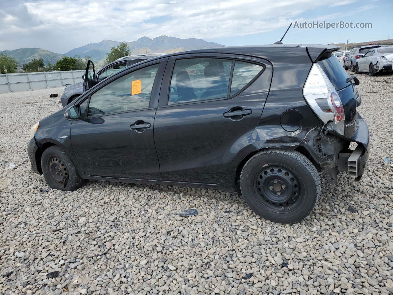 2012 Toyota Prius C  Black vin: JTDKDTB3XC1511607